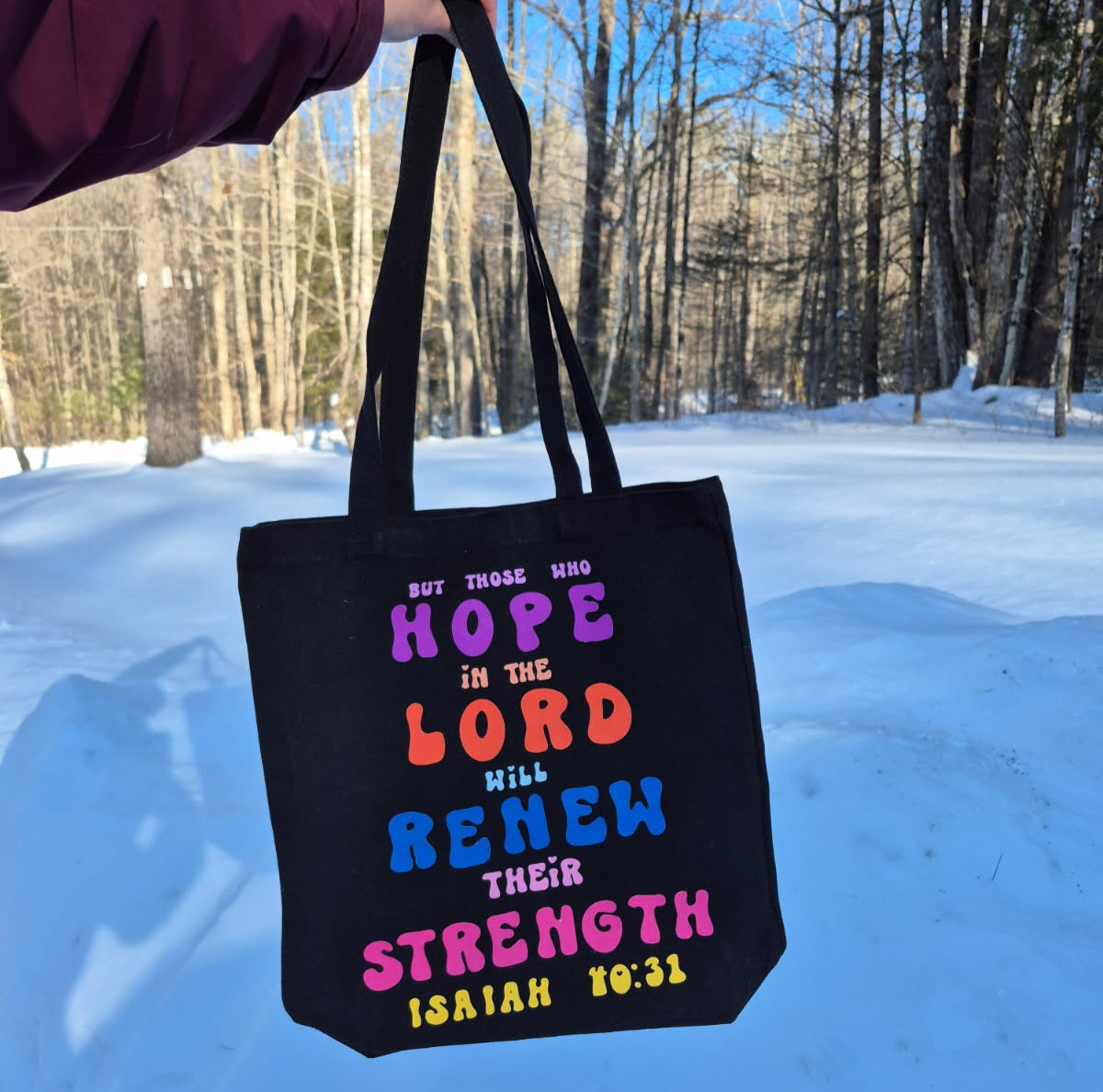 Isaiah 40:31 Tote Bag