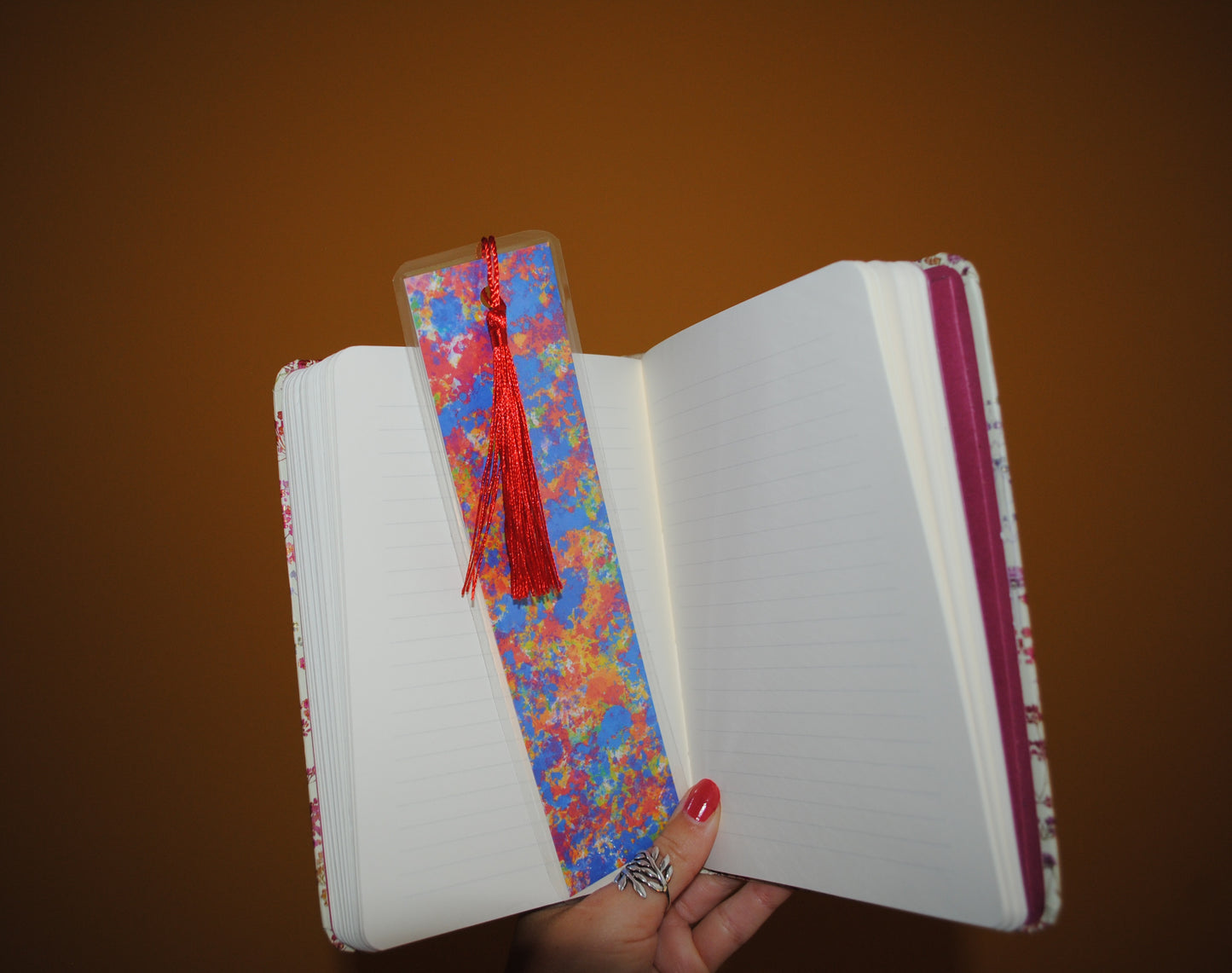 Splatter Paint Bookmark