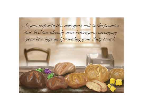Daily Bread Greeting Card