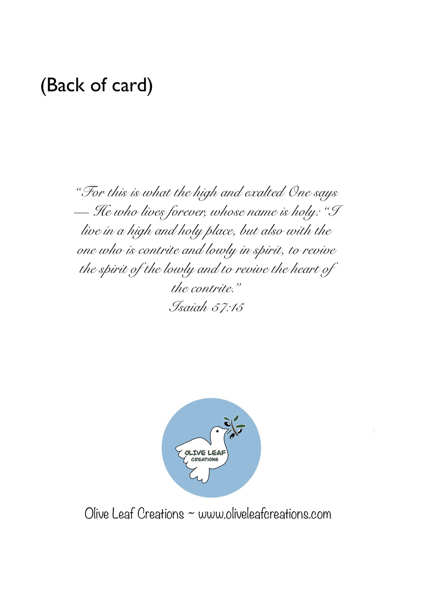 High and Low Places Greeting Card