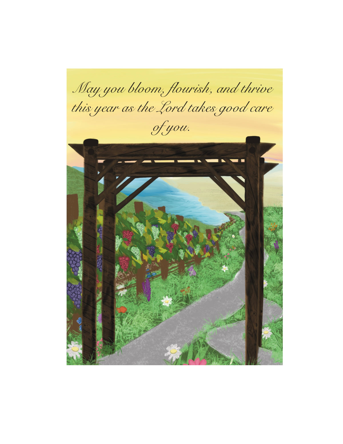 Vineyard Greeting Card