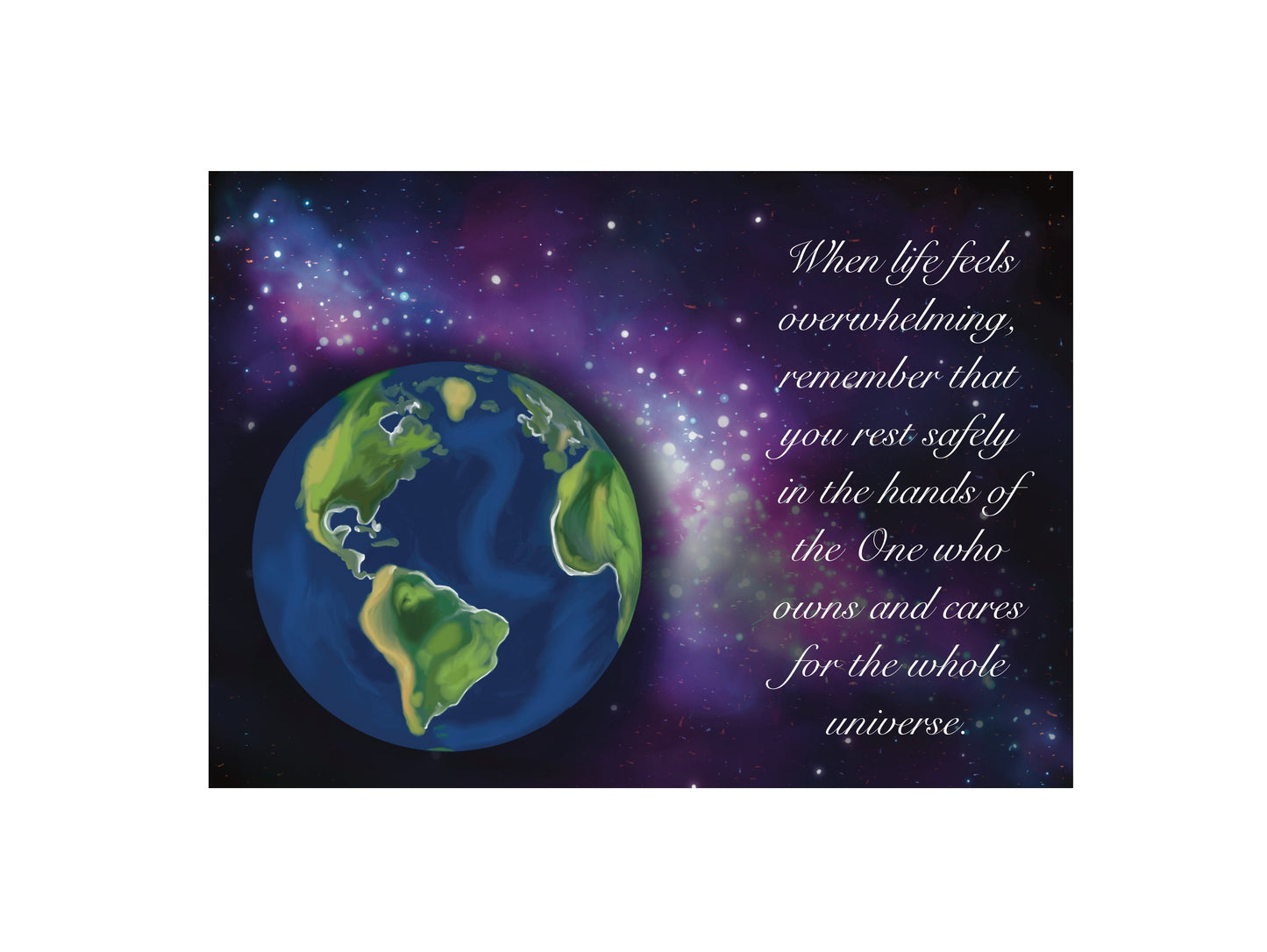 Universe Greeting Card