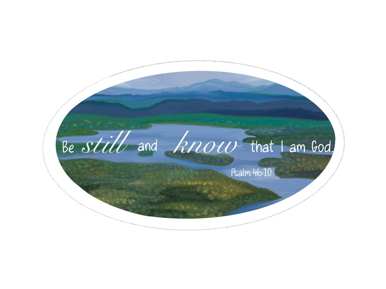 Psalm 46:10 Sticker