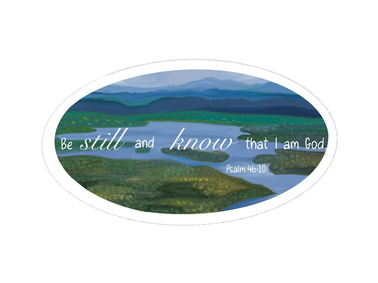 Psalm 46:10 Sticker