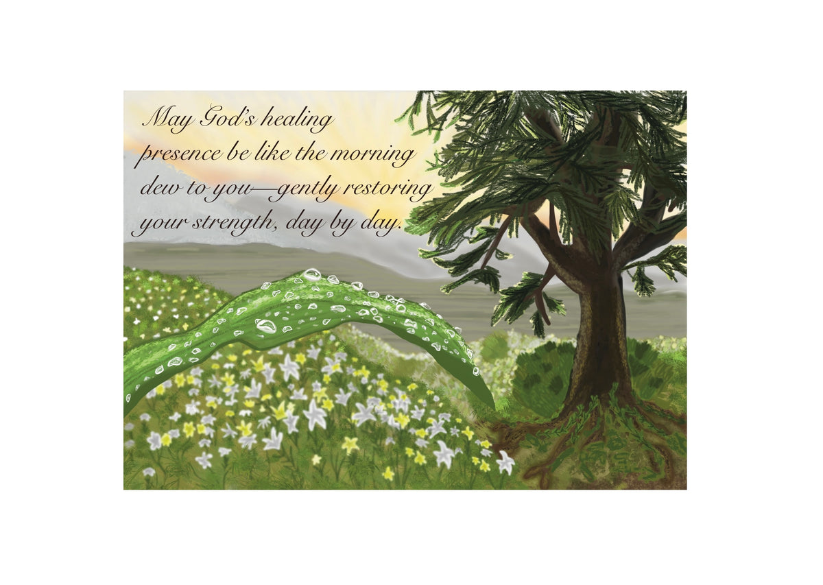 Morning Dew Greeting Card