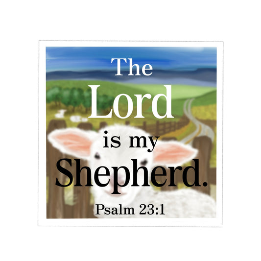 Psalm 23:1 Stickers