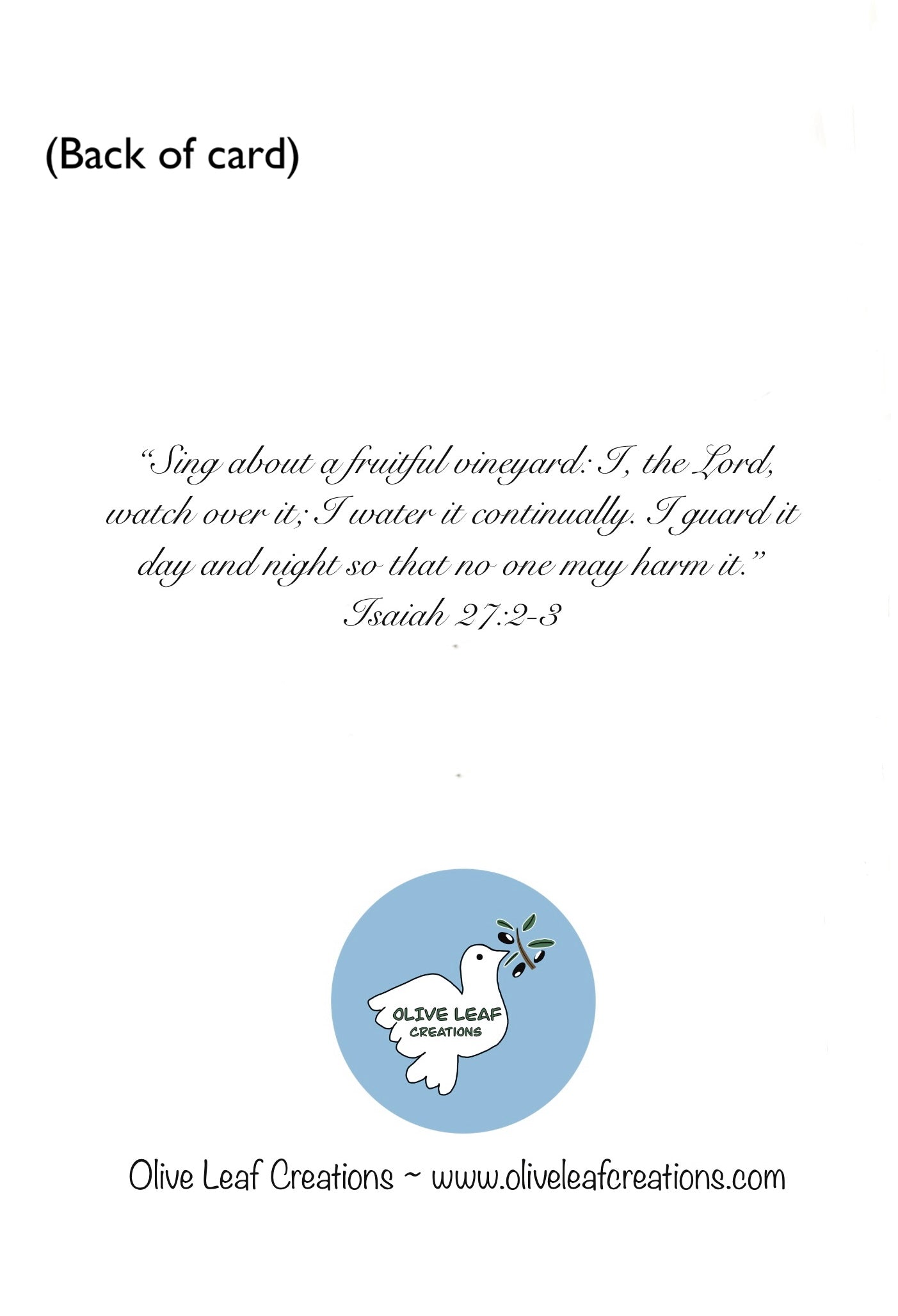 Vineyard Greeting Card