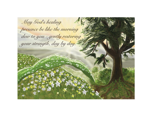 Morning Dew Greeting Card