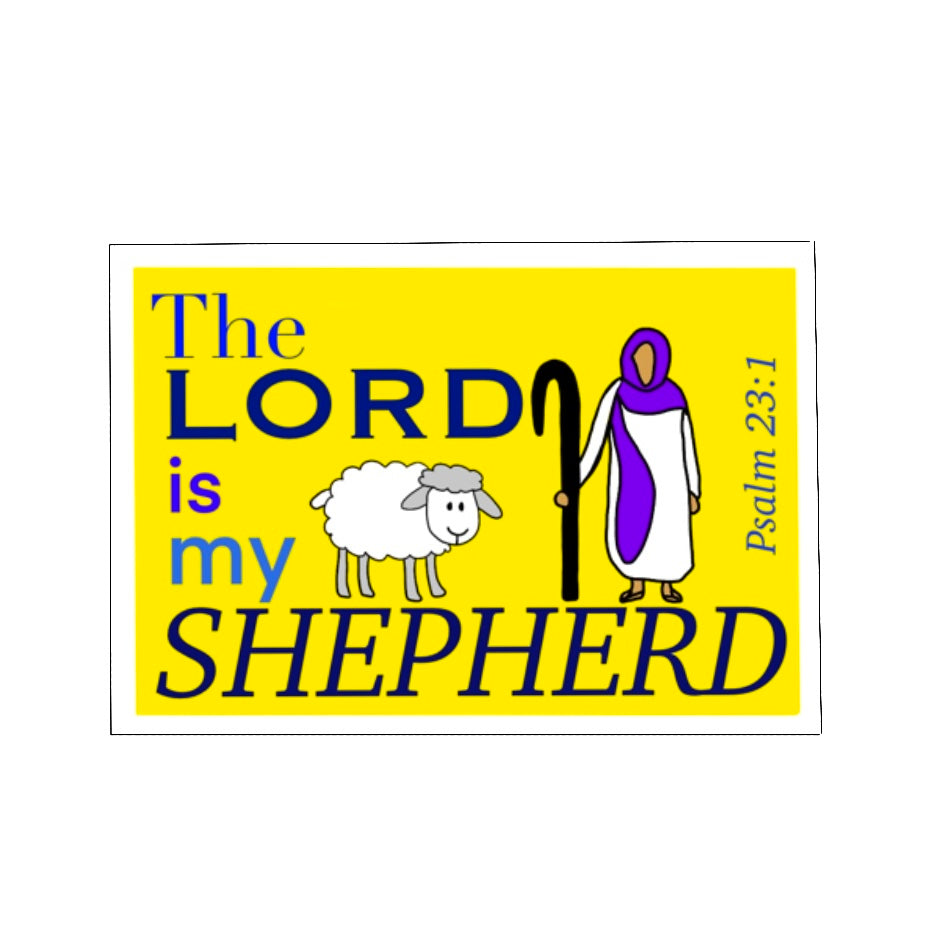 Psalm 23:1 Stickers