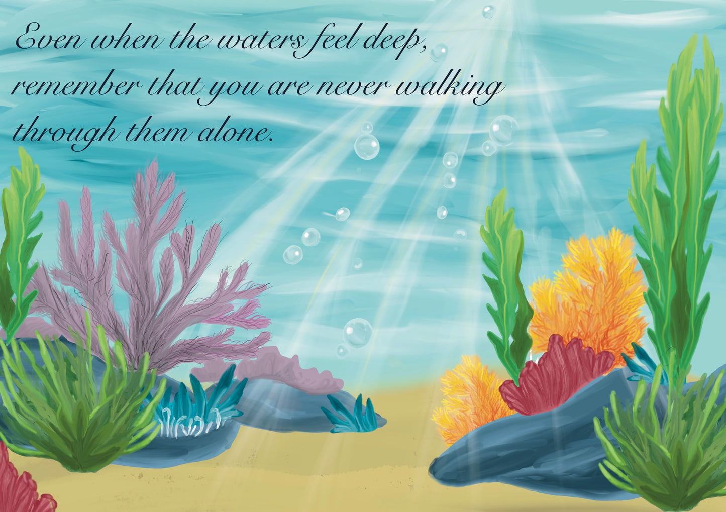 Deep Waters Greeting Card