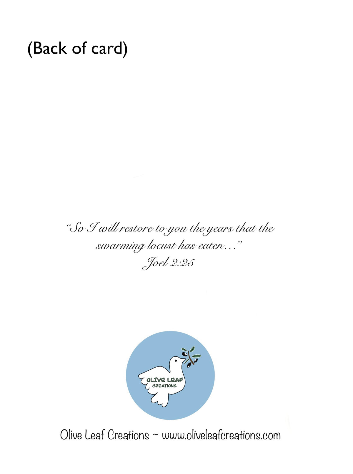 Restoration Greeting Card