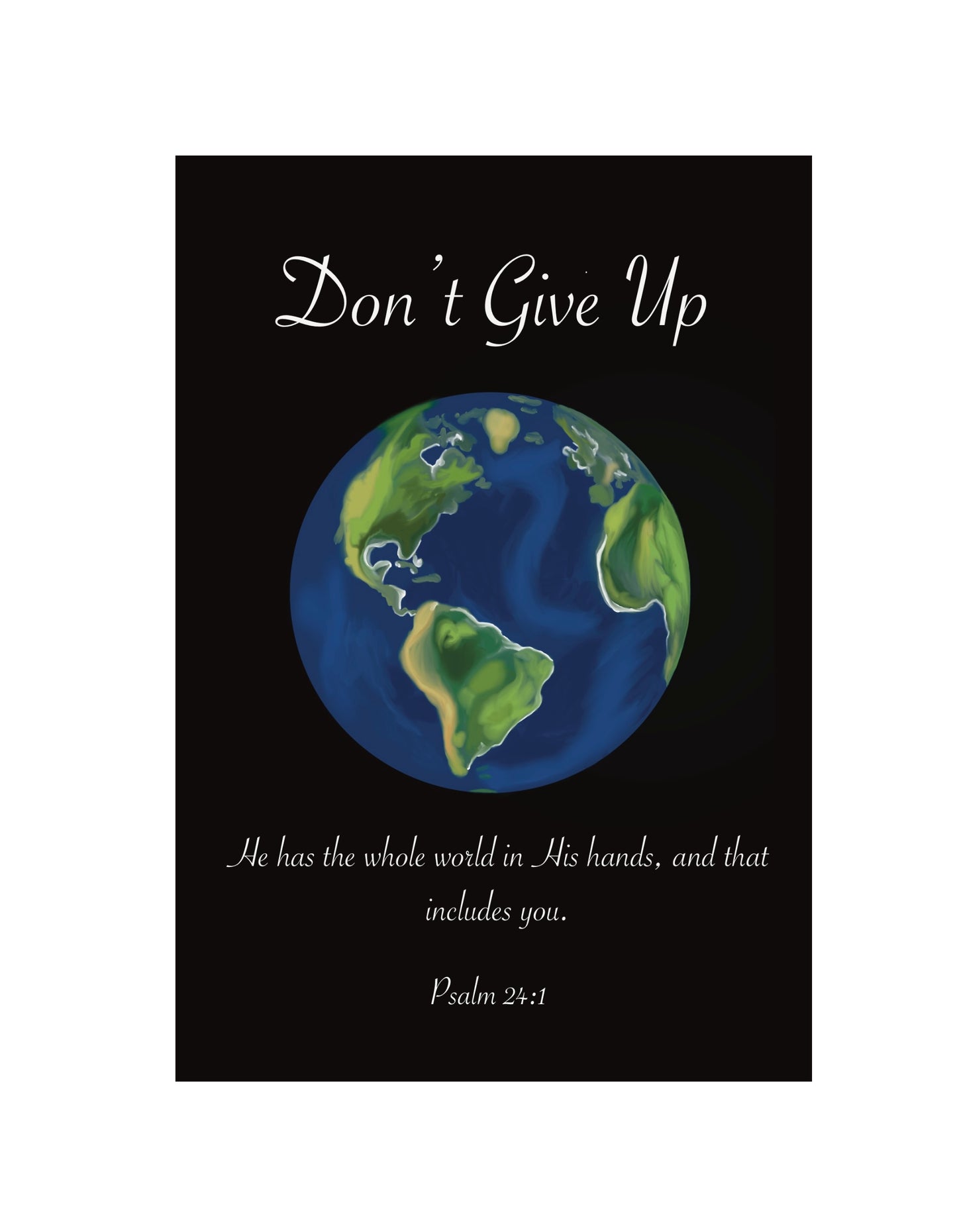 Don’t Give Up Greeting Card