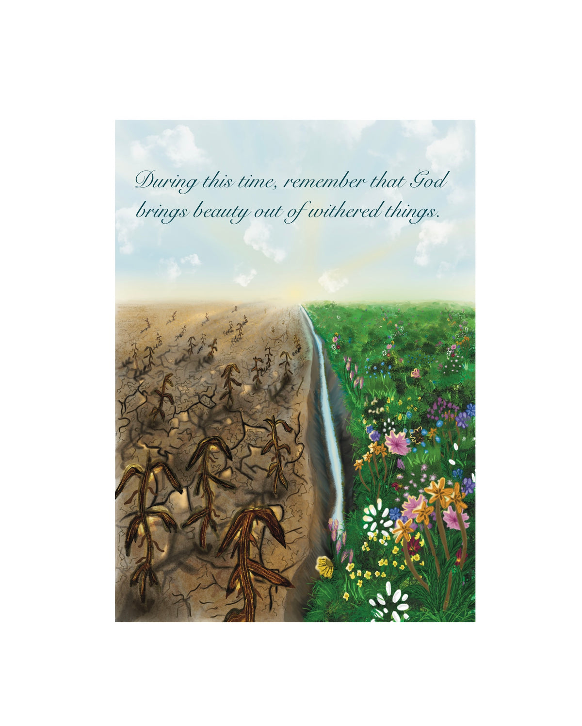 Garden Greeting Card