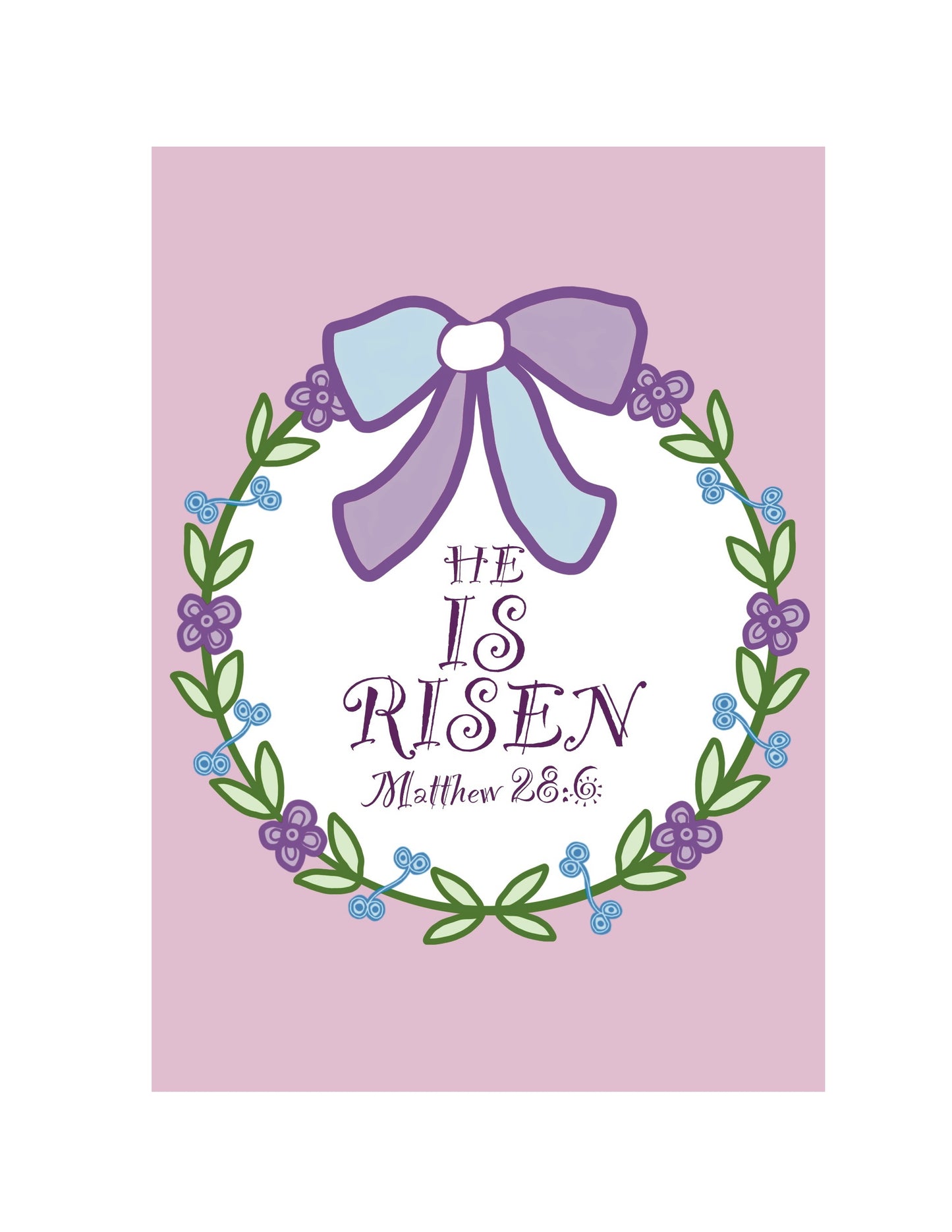 Matthew 28:6 Greeting Card