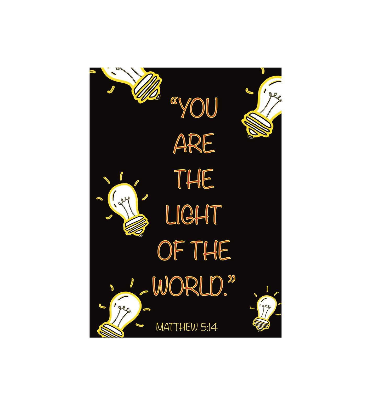 Matthew 5:14 Greeting Card