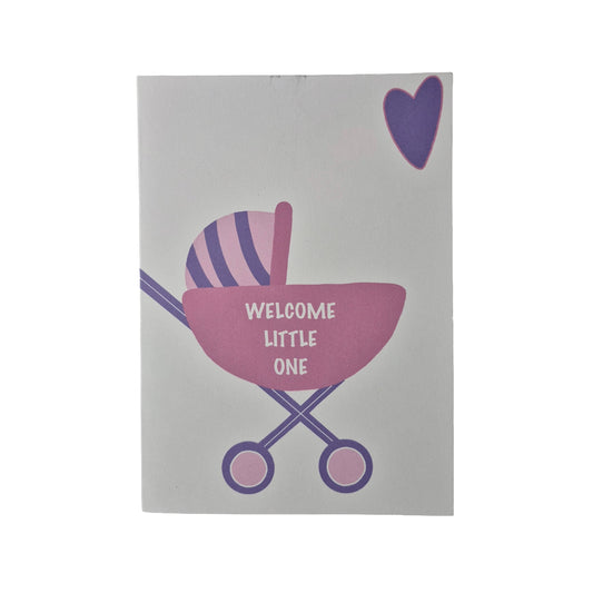 New Baby Girl Greeting Card