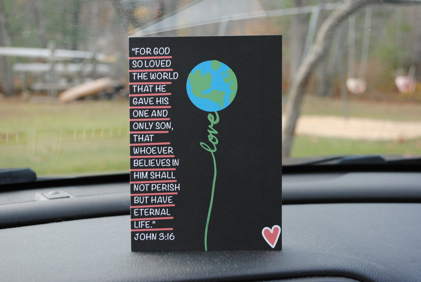 John 3:16 Greeting Card