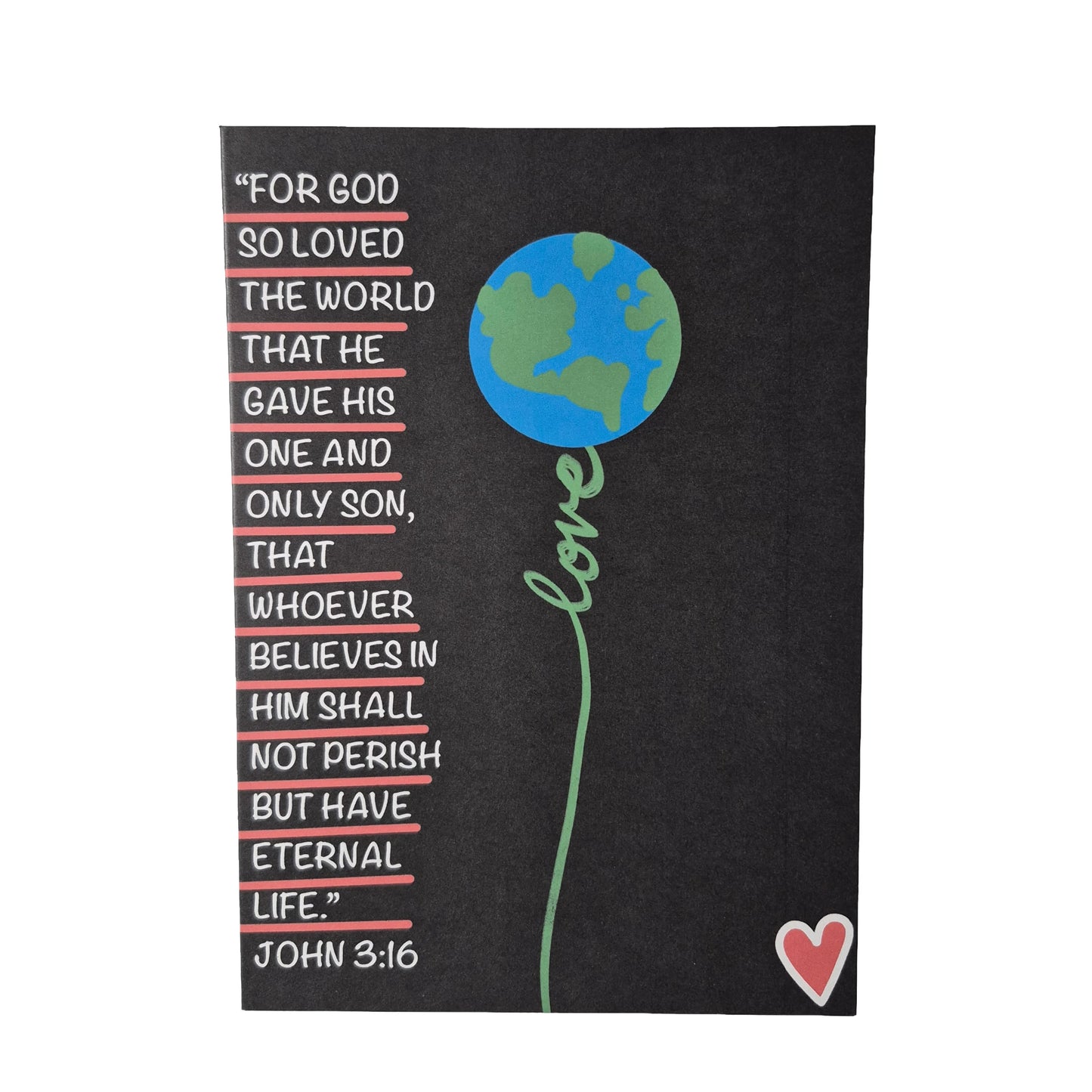 John 3:16 Greeting Card