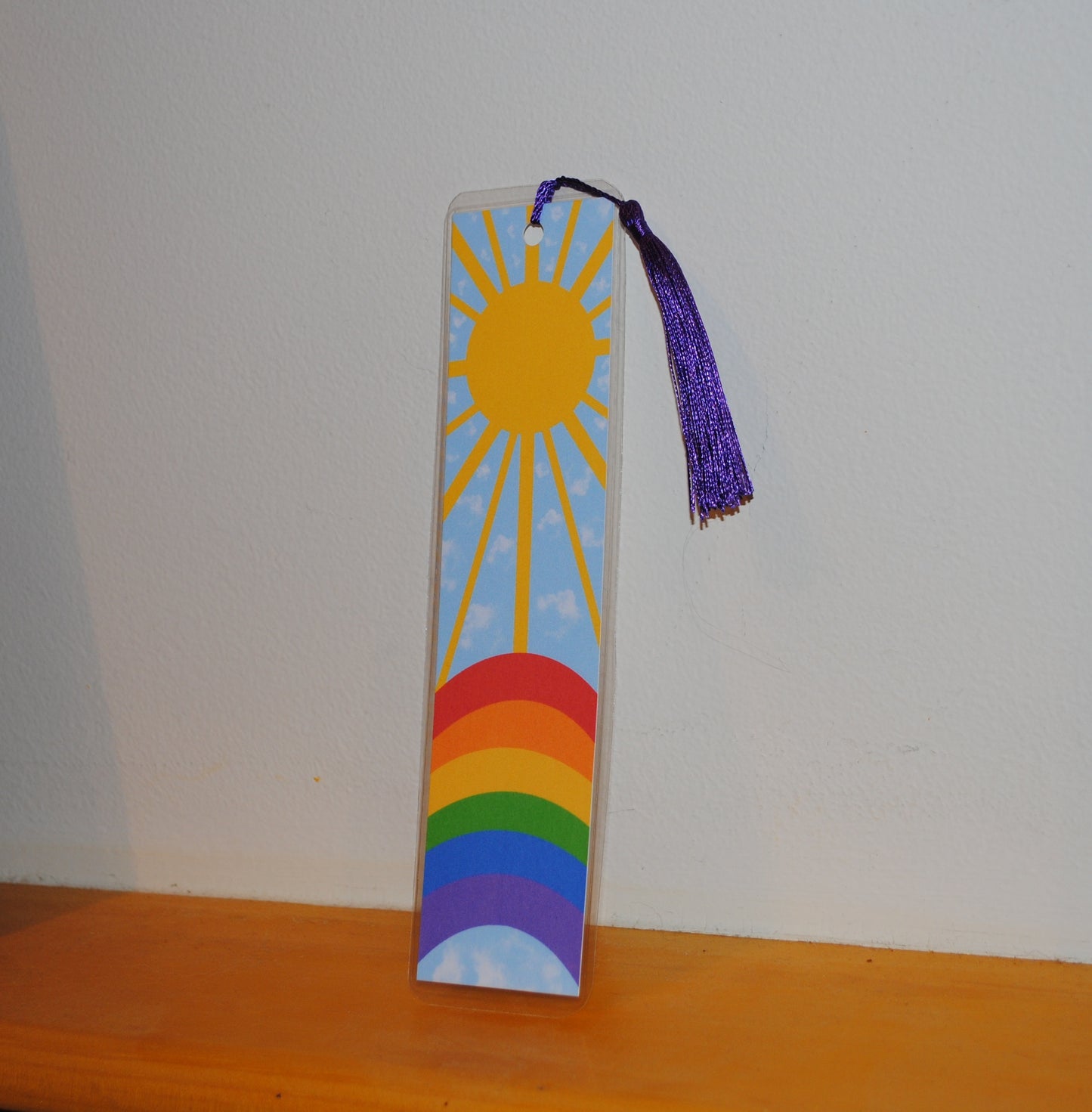 Sun and Rainbow Bookmark