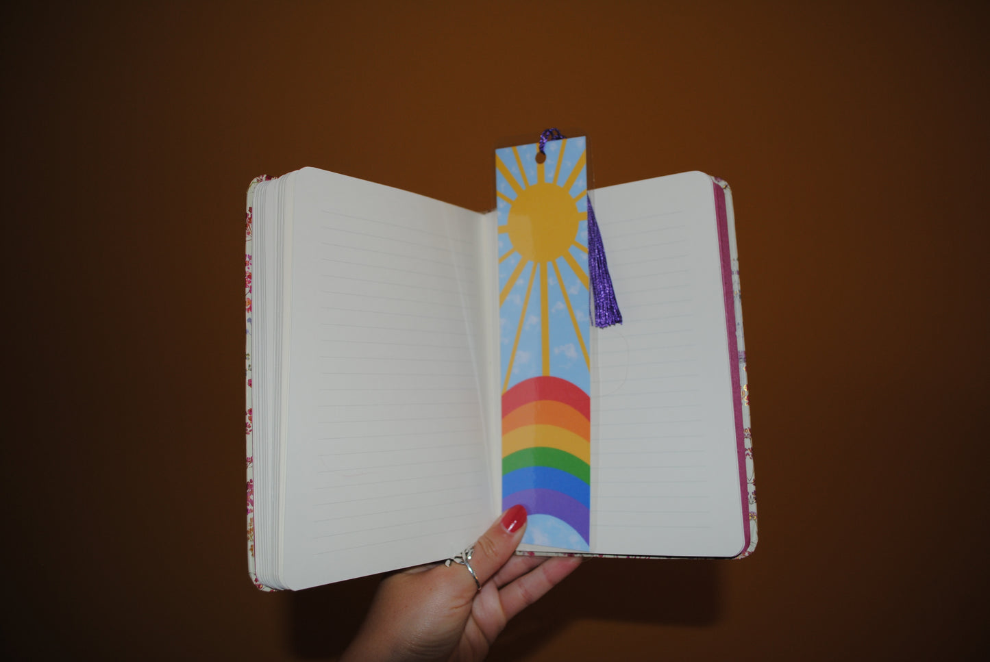 Sun and Rainbow Bookmark