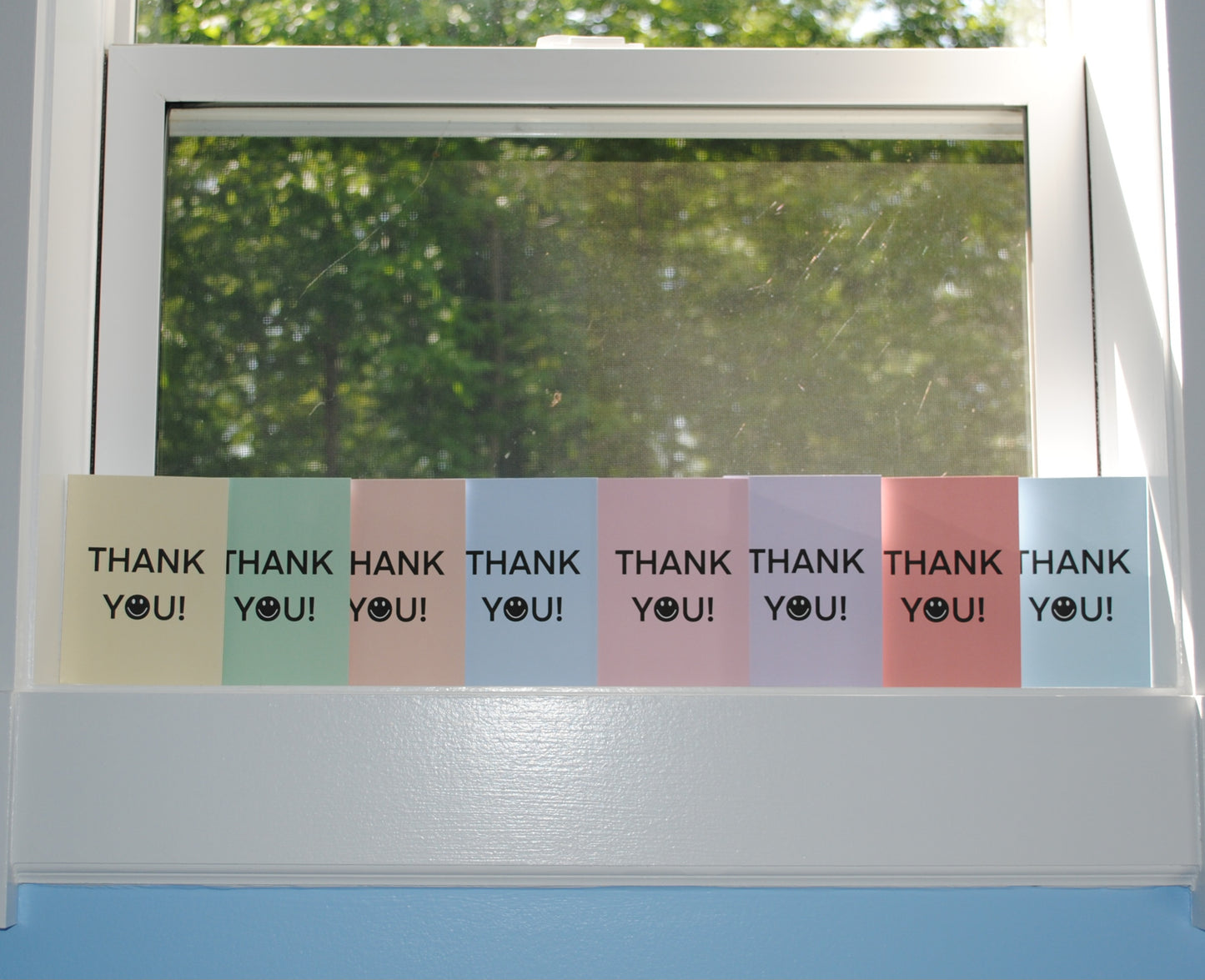 8 Pack of Thank You Greeting Cards
