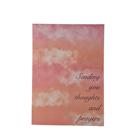 Sending You Thoughts And Prayers Greeting Card